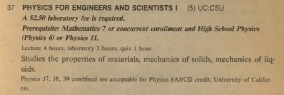 physics for engineers